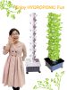 Hydroponic Tower 15 Layers 45 Plant Sites NFT Vertical Gardening Hydroponics System Grow Kit - 15 Layers 45 Holes