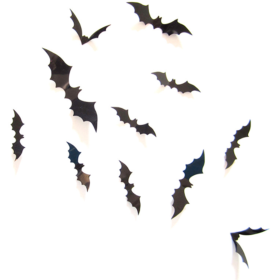 Halloween Party Decoration Decal Wall Sticker DIY Decorative Bats