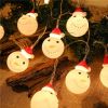 Led Christmas Holiday Decorative Lights Santa Claus Snowman Lights String Usb Lights - 6M4L - snowman