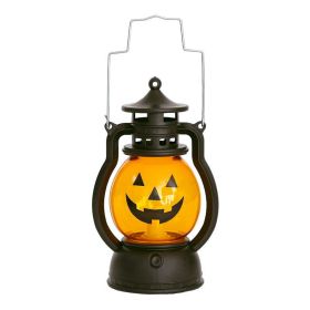 Halloween Lantern Portable Jack O Lanterns Retro Pumpkin Lantern Cute Halloween Decorations 1PCS