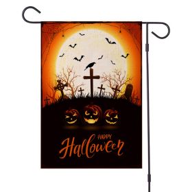 2pcs Halloween Decorations Garden Flag 12x18 Vertical Double Sided I Smell Children Sisters Fall Outside Hocus Pocus Decor Burlap Yard Flag