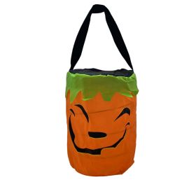 Halloween Bucket DIY Halloween Bag Pumpkin Basket with Handle for Kids Trick-or-Treating