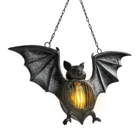 Halloween Simulation Bat LED Lantern, Halloween Decoration Bat Pendant Lights Lamps for Halloween Party