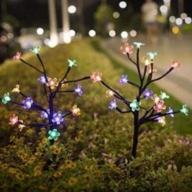 Flower Color Changing Light Garden Solar Stake Light - Multi-Color