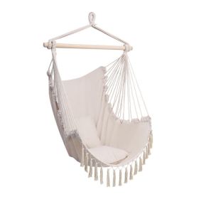 Outdoor Leisure Courtyard Hanging Chairs - Beige - 190 lbs