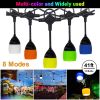 41FT LED Outdoor Fairy String Light Hanging Bulb Waterproof Garden Decor Plug in - Light