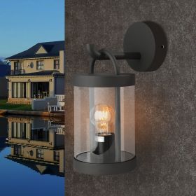 Inowel Lights Wall Light Outdoor Lantern E26 Bulb (Not Include) Wall Mount Hang Lamp Wall Sconce Lighting 32335 - Grey