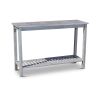 Eucalyptus Console Table; Silver Gray - as Pic