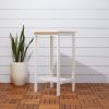 Bradley Outdoor Bar Table in White - as Pic