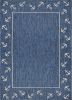 Home Decor Coastal Bordered Coral Reef Indoor/Outdoor Accent Rug - Navy|White - 1'10" X 3'0"