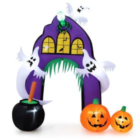 Halloween Outdoor Spoof Tree Monster Ghost Blow Up Yard Decoration W/ Built-In Led Lights