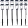 Solar Pathway Lights, Solar Garden Lights Outdoor White, Waterproof Led Path Lights for Yard, Patio, Landscape, Walkway - 12pcs