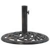 Umbrella Base Bronze 26.5 lbs 18.9" Cast Iron - Brown