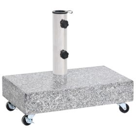 Umbrella Base Light Gray 17.7"x9.8"x3.3" Granite - Grey