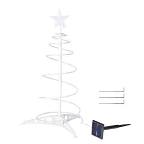 2FT Lighted Spiral Christmas Trees/COLD - As Picture