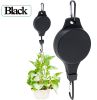 Plant Hook Pulley Retractable Plant Hook Hanger for Hanging Garden Plants Flower Baskets Flowerpots and Birds Feeder Easy to Care for Your Hanging Pla