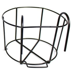 Flower Pot Basket Holder Iron Craft Balcony Garden Plant Planter Home Decor - White