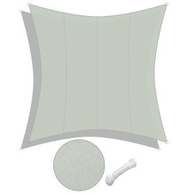 16x16ft Rectangle Sun Shade Sail/Grey - LA01