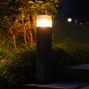 Outdoor Bollard Lamp/Path Light - DARK GREY