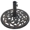 Umbrella Base Bronze 26.5 lbs 18.9" Cast Iron - Brown