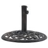 Umbrella Base Bronze 26.5 lbs 18.9" Cast Iron - Brown