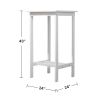 Bradley Outdoor Bar Table in White - as Pic