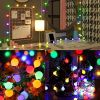 LED String Lights - 16 Color Changing 21.3FT 50 LED Globe Balls Indoor String Light With Remote Multicolor Fairy Lights Strings Decorative Lights - 8