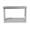 Eucalyptus Console Table; Silver Gray - as Pic