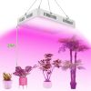 LED Grow Light 1000W 380-800nm Plant Grow Light With Bloom and Veg Dimmer Dual Chips Full Spectrum Grow Lamp - White