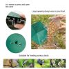 outdoor Hanging hummingbird feeder garden bird feeder foldable feeder sunscreen antifreeze bird cage - Telescopic bird feeder [green]