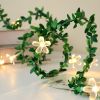 1pc Cherry Blossom Cane Light String Easter Party Wedding Site Layout Fairy Lights Battery Powered 4.9ft/10lLED; 9.9ft/20LED; 16.4ft/50LED Christmas F