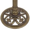 New Design Outdoor Garden Green Pedestal Bird Bath Feeder - Gold - bird