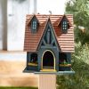 Garden Lawn Outdoor Bird Supplies Feeder & House - As pic show - Style A