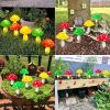 Solar Mushroom Light; Multi-Color Changing LED Outdoor Flowers Garden Courtyard Yard Patio Outside Christmas Holiday Decor; LED Lights - Solar 8 Light