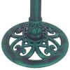 New Design Outdoor Garden Green Pedestal Bird Bath Feeder - green - bird