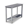 Eucalyptus Console Table; Silver Gray - as Pic