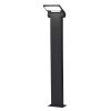 Inowel Outdoor Pathway Lights LED Bollard Light Landscape Path Light Modern Waterproof Driveway Lights 11706 - Grey - 31.5in