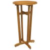 Patio Bar Table âˆšÃ²23.6"x41.3" Solid Wood Acacia - Brown