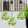 Plant Hook Pulley Retractable Plant Hook Hanger for Hanging Garden Plants Flower Baskets Flowerpots and Birds Feeder Easy to Care for Your Hanging Pla