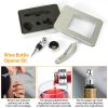 3Pcs Corkscrew Bottle Opener Set Tool Foil Cutter Drip Collar Protector Cork Stopper Wine Bottle Cap Opener - Silver