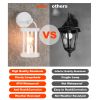 Inowel Lights Wall Light Outdoor Lantern E26 Bulb (Not Include) Wall Mount Hang Lamp Wall Sconce Lighting 32335 - White