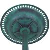 New Design Outdoor Garden Green Pedestal Bird Bath Feeder - green - bird