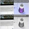 Electric Mosquito Killer Lamp Insect Zapper Rechargeable LED Repellent Trap - USB Charging