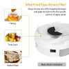 USB Powered Electric Fly Trap Automatic Flycatcher Rotating Fly Pest Repellent Tool For Home Kitchen Restaurant - White