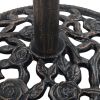 Umbrella Base Bronze 26.5 lbs 18.9" Cast Iron - Brown