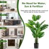 1/2pcs 5 Feet Artificial Tree Faux Monstera Deliciosa Plant for Home Indoor and Outdoor - 2