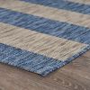 Home Decor Indoor/Outdoor Accent Rug Natural Stylish Classic Pattern Design - Grey & Blue - 7'9" X 9'9"