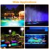 2Pcs Solar Powered Floating LED Light IP65 Waterproof Rechargeable Pool Lamps Gradient Multicolor Changing Outdoor Decortive Lights for Party Pool Pon