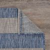 Home Decor Indoor/Outdoor Accent Rug Natural Stylish Classic Pattern Design - Grey & Blue - 7'9" X 9'9"