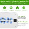 LED Grow Light 1000W 380-800nm Plant Grow Light With Bloom and Veg Dimmer Dual Chips Full Spectrum Grow Lamp - White